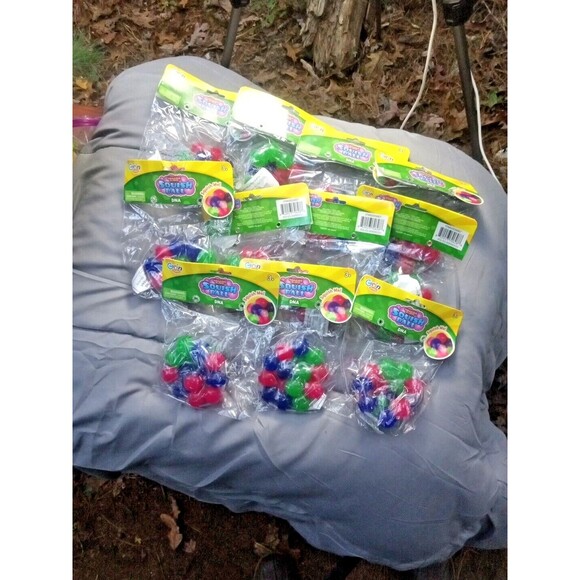 lot of 11 Grin Studios Amazing Slime Squish Ball Sensory Toy Multi Color 3+old - Picture 2 of 4